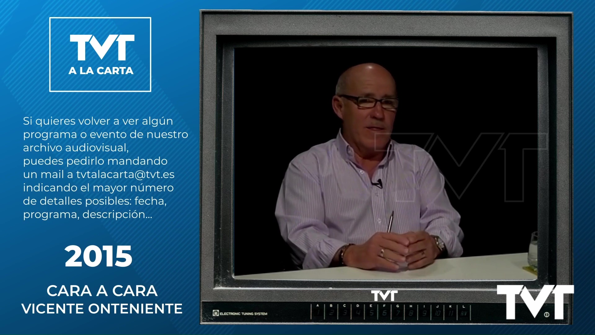 81 - Cara a Cara: Vicente Onteniente